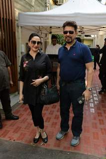 Madhuri Dixit and Shriram Madhav Nene snapped in Bandra