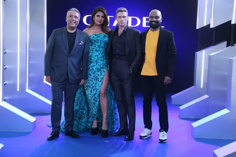 Priyanka Chopra Jonas, Richard Madden attend the premiere of Citadel