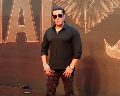 Salman Khan snapped at the trailer launch of Kisi Ka Bhai Kisi Ki Jaan