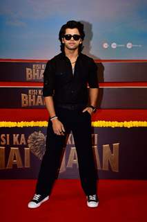 Siddharth Nigam  snapped at the trailer launch of Kisi Ka Bhai Kisi Ki Jaan