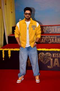 Jassi Gill snapped at the trailer launch of Kisi Ka Bhai Kisi Ki Jaan