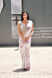 Niharica Raizada snapped at the trailer launch of IB71 in Andheri  