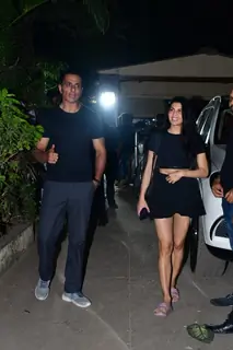 Sonu Sood and Jacqueline Fernandez snapped post shoot Fateh in Juhu