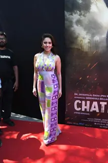  Nushrratt Bharuccha snapped at the trailer launch of Chatrapathi