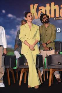 Sanya Malhotra, Yashowardhan Mishra grace the trailer launch of Kathal