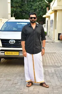 Sai Dharam Tej snapped at the press conference of Virupaksha