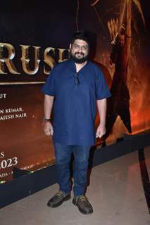 Om Raut snapped at the trailer launch of Adipurush