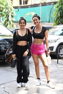 Neha Sharma, AIsha Sharma snapped in Bandra 