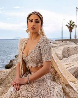 Sara Ali Khan is an epitome on grace and elegance as she makes her debut at the Cannes red carpe