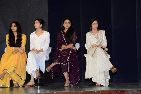 Yogita Bihani, Adah Sharma, Sonia Balani, Siddhi Idnani grace the press conference of the film The Kerala Story