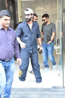 Ranbir Kapoor snapped at RSVP office in Santacruz 