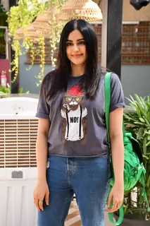 Adah Sharma snapped in Juhu 