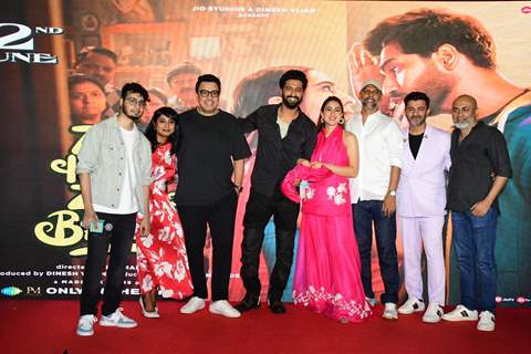 Dinesh Vijan, Vicky Kaushal, Sara Ali Khan, Laxman Utekar