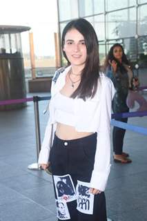 Radhika Madan snapped at the Mumbai airport 