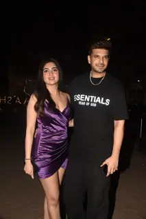 Tejasswi Prakash, Karan Kundrra snapped at the launch of Mouni Roy’s new restaurant – Badmaash