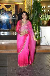 Celebrities attend Madhu Mantena and Ira Trivedi’s wedding reception