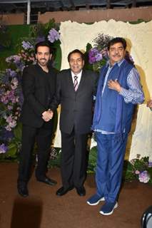 Celebrities attend the Karan Deol and Drisha Acharya Wedding reception 