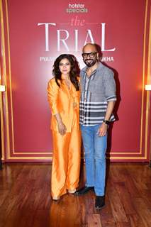 Kajol and Suparn Verma snapped at the promotions of the web show The Trial – Pyaar, Kaanoon, Dhoka