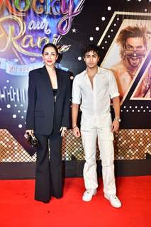 Celebrity snapped at the premier of  Rocky and rani ki prem khani