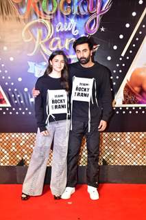 Celebrity snapped at the premier of  Rocky and rani ki prem khani