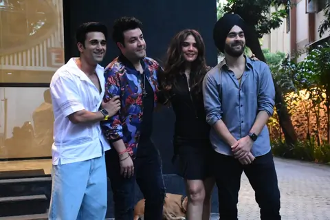 Pulkit Samrath, Varun Sharma, Manjot Singh and others celebs for Fukrey 3 Trailer preview 
