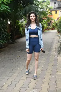 Karishma Tanna spotted at diva yoga in Bandra