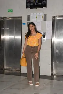 Saiee M Manjrekar snapped in the city 