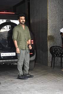 Ram Charan snapped in Bandra 