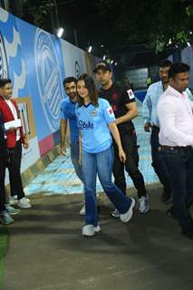 Alia Bhatt, Ranbir Kapoor attend the Indian Super League