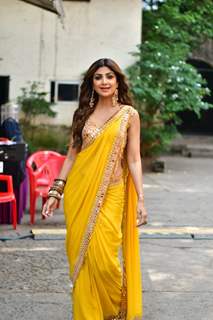 Get The Look: Shilpa Shetty Channeling The Sunset In A Yellow Crop
