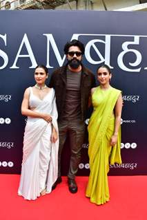 Vicky Kaushal, Sanya Malhotra, Fatima Sana Shaikh and others attend the teaser launch of their film Sam Bahadur