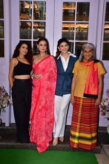 Dia Mirza, Ratna Shah Pathak, Fatima Sana Shaikh and Sanjana Sanghi snapped promoting film Dhak Dhak 