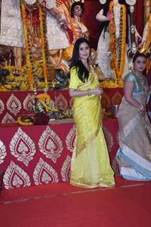 Katrina Kaif snapped at a Durga Puja Pandal