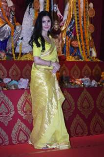 Katrina Kaif snapped at a Durga Puja Pandal