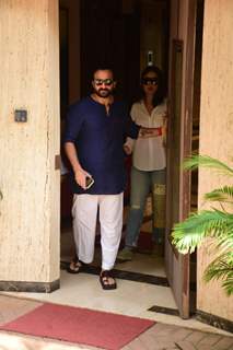 Saif Ali Khan, Kareena Kapoor, Taimur Ali Khan snapped in the city 