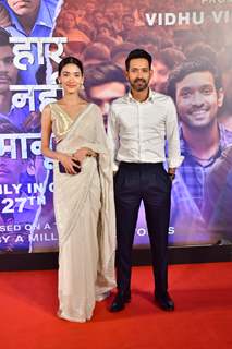 Medha Shankar, Vikrant Massey grace the premiere of 12th Fail