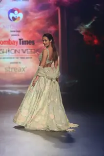 Malaika Arora ramp walk at Bombay Times fashion week