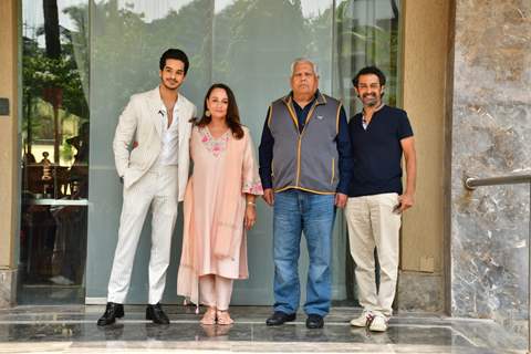 Ishaan Khatter, Soni Razdan, Raja Menon and others snapped promoting their upcoming film Pippa