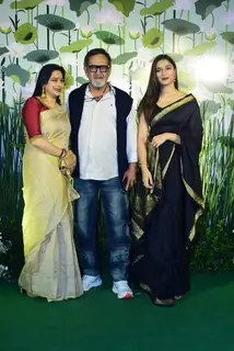  Mahesh Manjrekar, Medha Manjrekar and Saiee Manjrekar