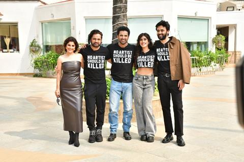 Rohit Jugraj Chauhan, Isha Talwar, Mohit Malik, MC Square, Akasa Singh snapped promoting upcoming show Chamak 