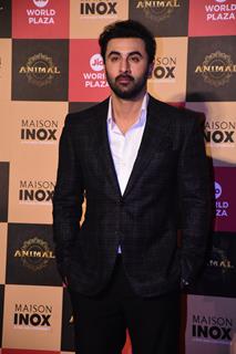 Ranbir Kapoor at Animal movie screening