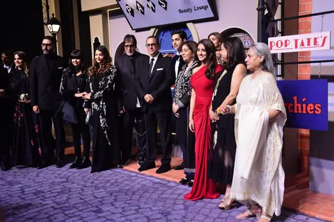 Abhishek Bahchan, Aishwarya Rai Bachchan, Aaradhaya Bachchan, Jaya Bachchan, Agastaya Nanda, Amitabh Bachchan  