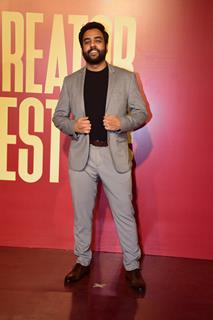 Yashraj Mukhate snapped at Myntra creators event