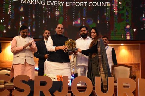 Aamir Khan, Ira Khan and Bhumi Pednekar at CSR Journal Excellence Awards. 