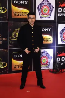 Karan Johar on the Umang 2023 Red Carpet