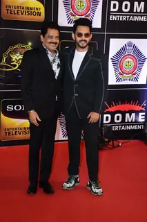 Udit Narayan and Aditya Narayan Spotted at Umang 2023