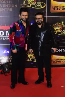 Pritam Chakraborty and Rahul Vaidya Spotted at Umang 2023