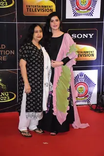 Zareen Khan on the Umang 2023 Red Carpet