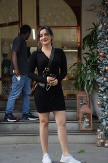 Neha Sharma snapped in the city