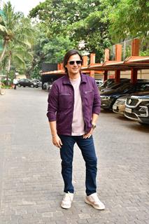 Vivek Oberoi snapped promoting upcoming film Indian Police Force in the city  